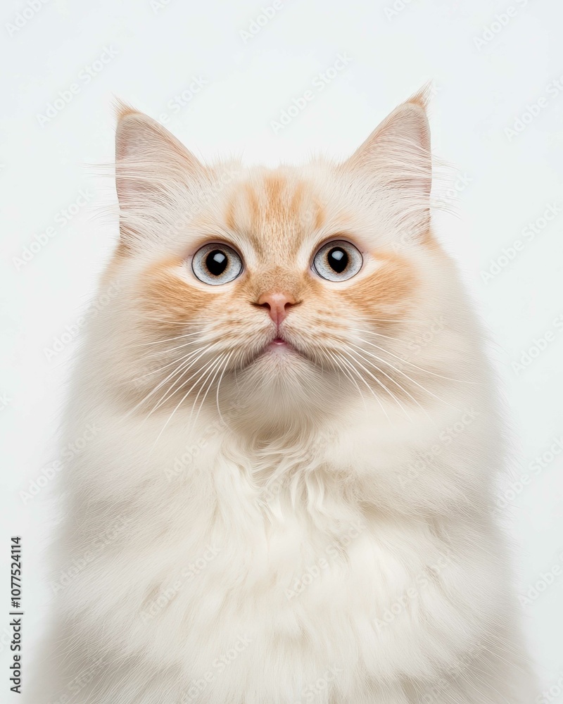 High-Resolution Realistic Portrait of a Persian Cat with Detailed Fur and Expressive Eyes
High-Resolution Realistic Portrait of a Persian Cat with Detailed Fur and Expressive Eyes