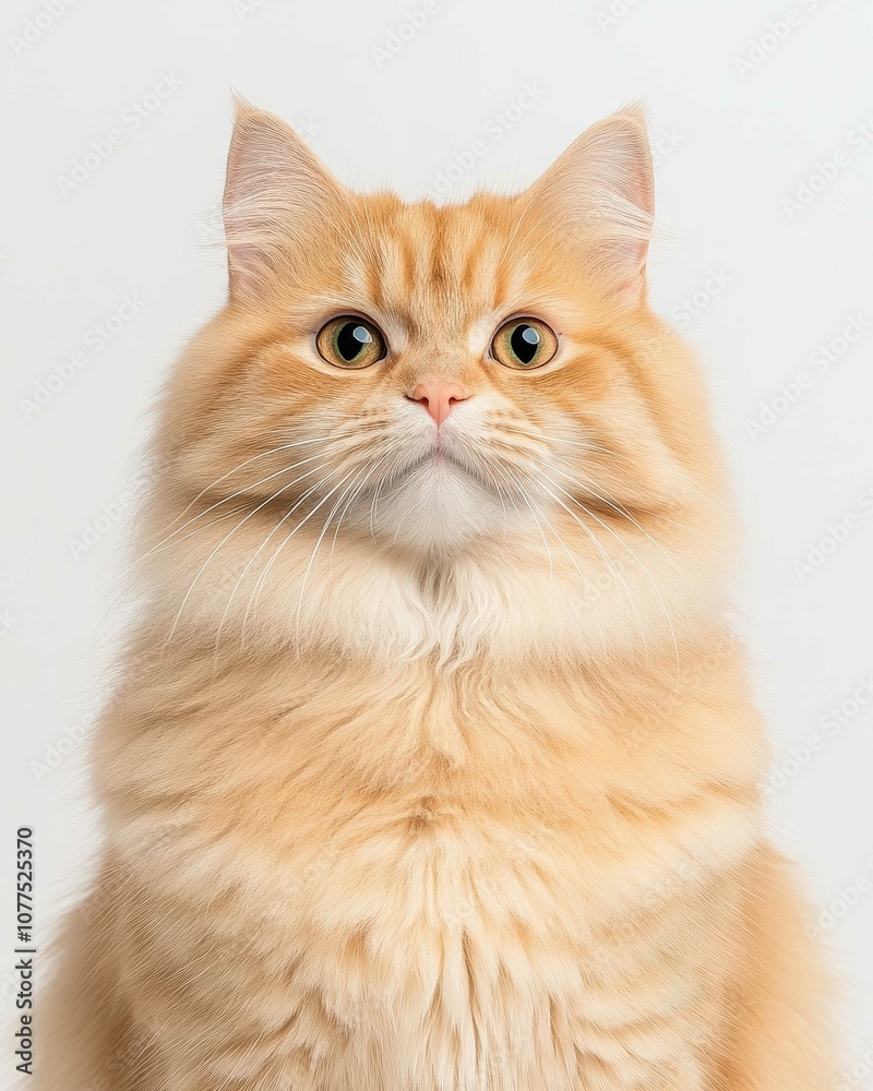 High-Resolution Realistic Portrait of a Persian Cat with Detailed Fur and Expressive Eyes
High-Resolution Realistic Portrait of a Persian Cat with Detailed Fur and Expressive Eyes