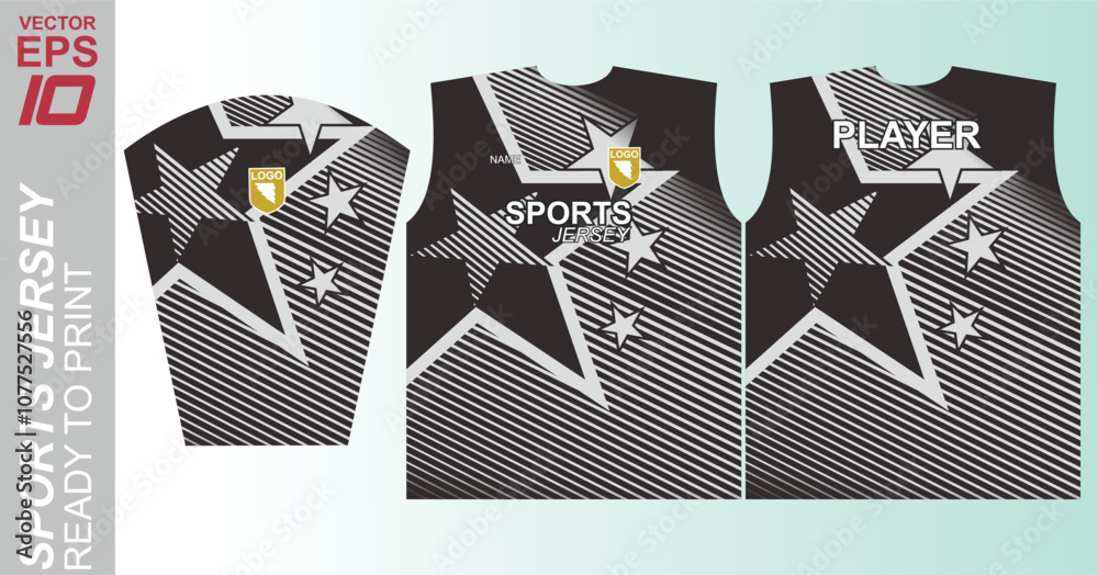 Seamless jersey pattern ready for sublimation printing, ideal for sportswear and athletic apparel. This high-resolution, vector-based design features a dynamic, modern look with bold lines, geometric Seamless jersey pattern ready for sublimation printing, ideal for sportswear and athletic apparel. This high-resolution, vector-based design features a dynamic, modern look with bold lines, geometric