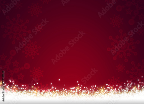 Winter Christmas background with white Snow . photo