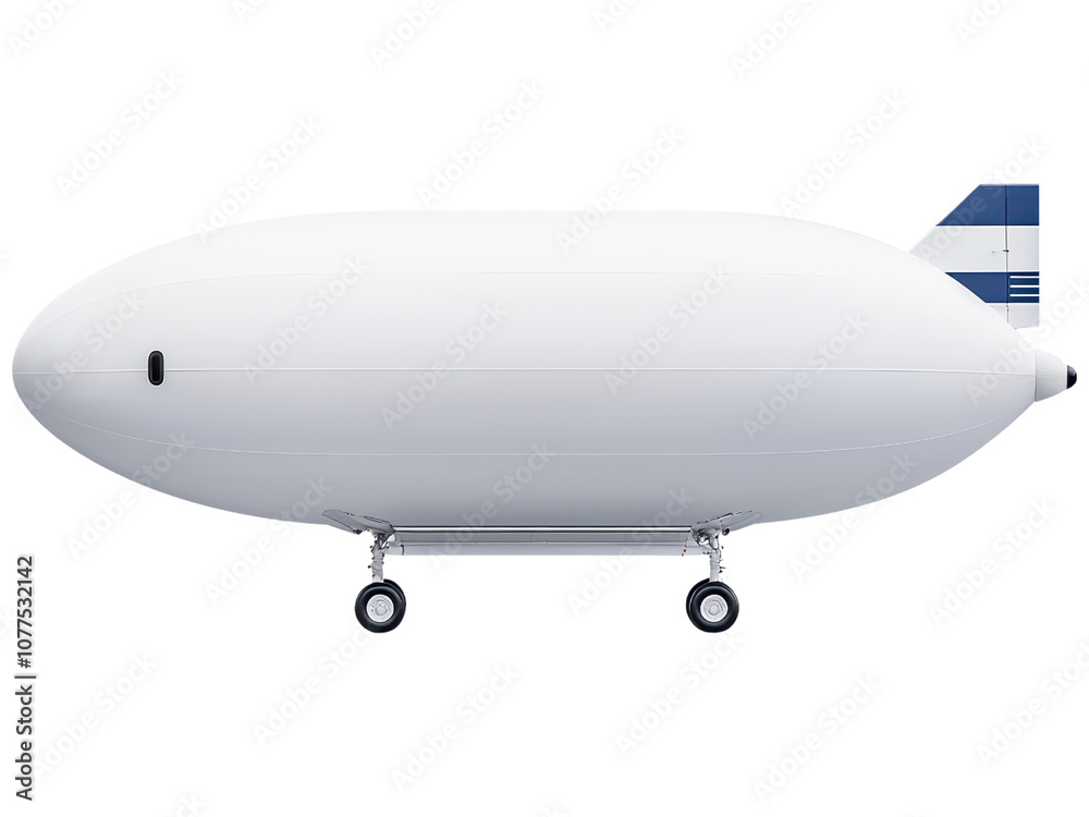 Sleek Airship on Wheels in Modern Design Sleek Airship on Wheels in Modern Design