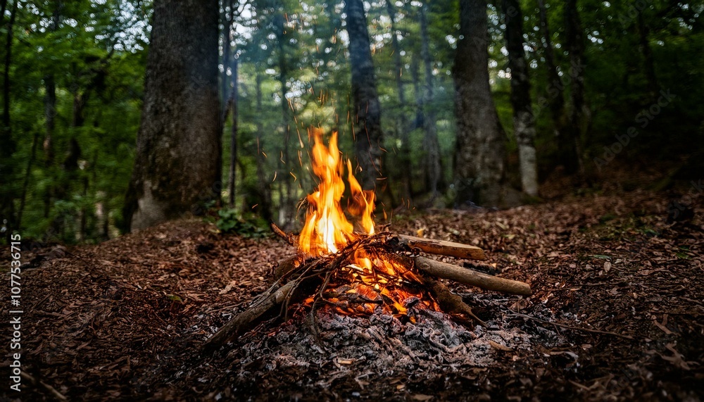 Campfire evenings are perfect for stargazing. Campfire evenings are perfect for stargazing.