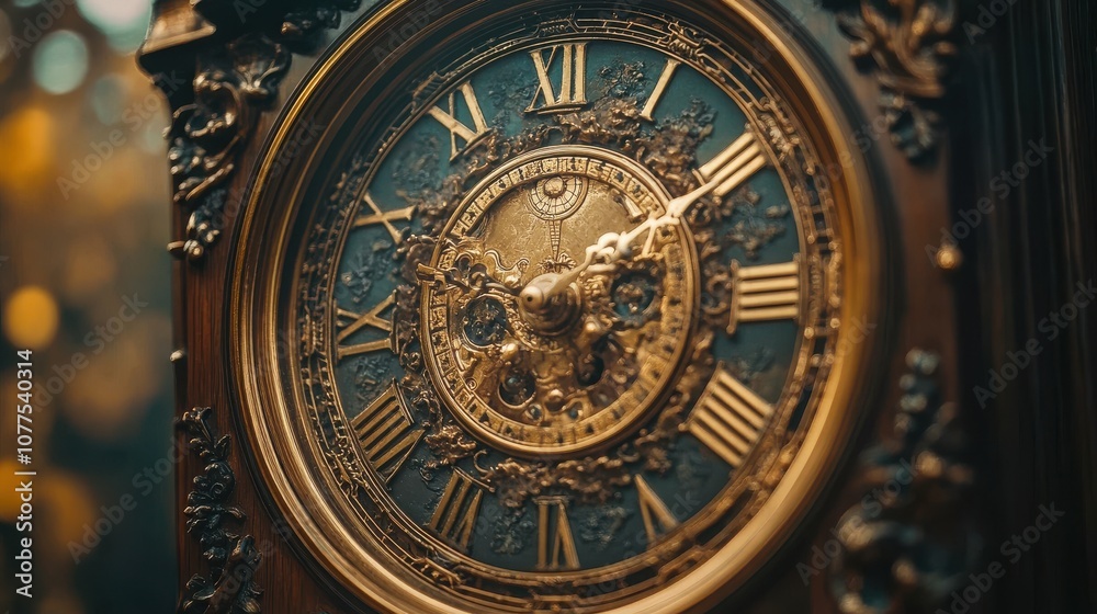 a close up of a clock a close up of a clock