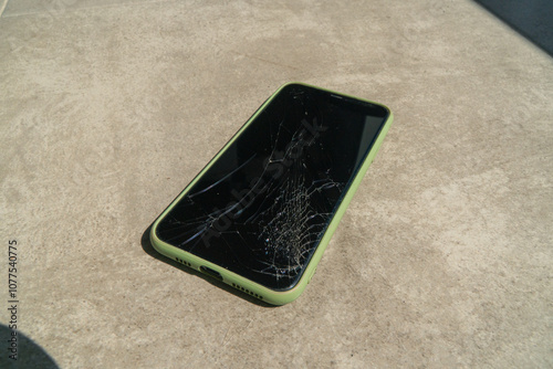 Broken phone screen