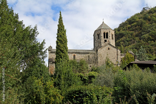 Quadro su tela a chiesa romanica di San Salvatore a Capo di Ponte in Val Camonica