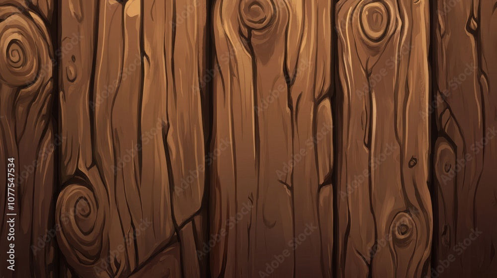 Wood Background Design with Natural Texture and Grain Details