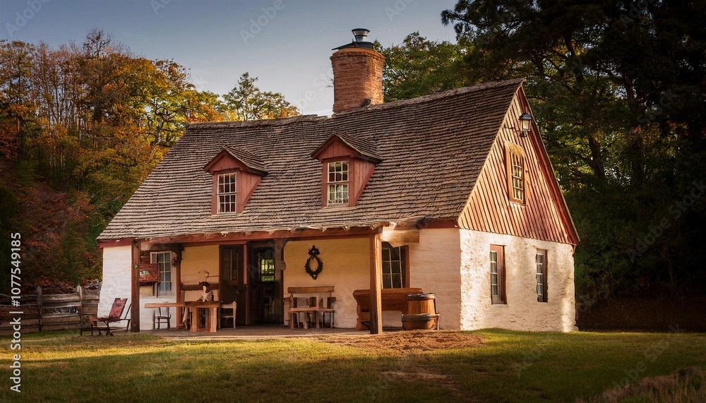 Obraz premium old house in the woods