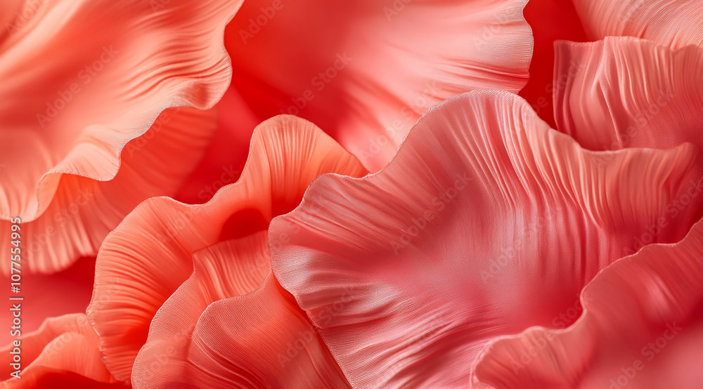 Close-up of delicate, pink flower petals, capturing their soft texture and intricate detail Close-up of delicate, pink flower petals, capturing their soft texture and intricate detail