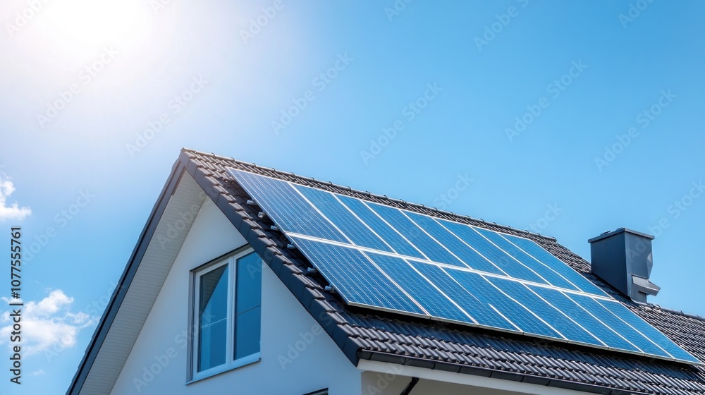 Solar Panels on a Roof Solar Panels on a Roof