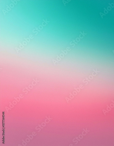 Abstract Gradient Background - Pink and Turquoise