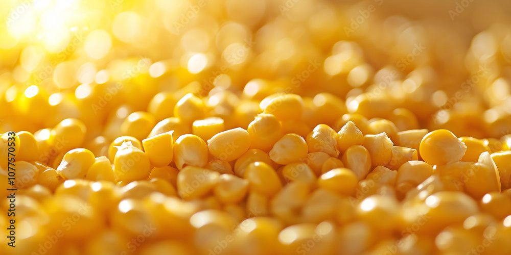 Golden Corn Kernels in Motion Golden Corn Kernels in Motion