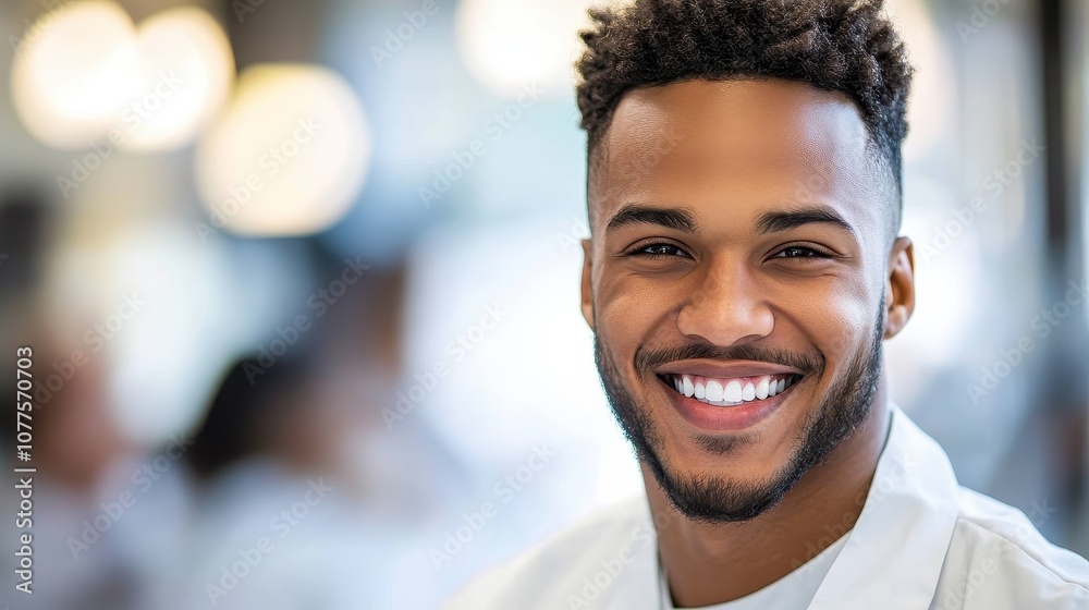 Man smiling with white teeth. Ideal for advertising, marketing, and branding. Man smiling with white teeth. Ideal for advertising, marketing, and branding.