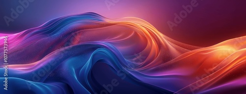 Wallpaper Mural Vibrant Wave Gradient Background Torontodigital.ca