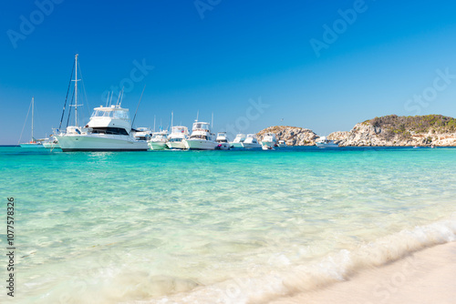 The stunning parker point bay on rottnest island western Australia  photo