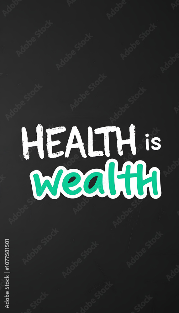 health is wealth text on blackboard isolated with white highlights, png health is wealth text on blackboard isolated with white highlights, png
