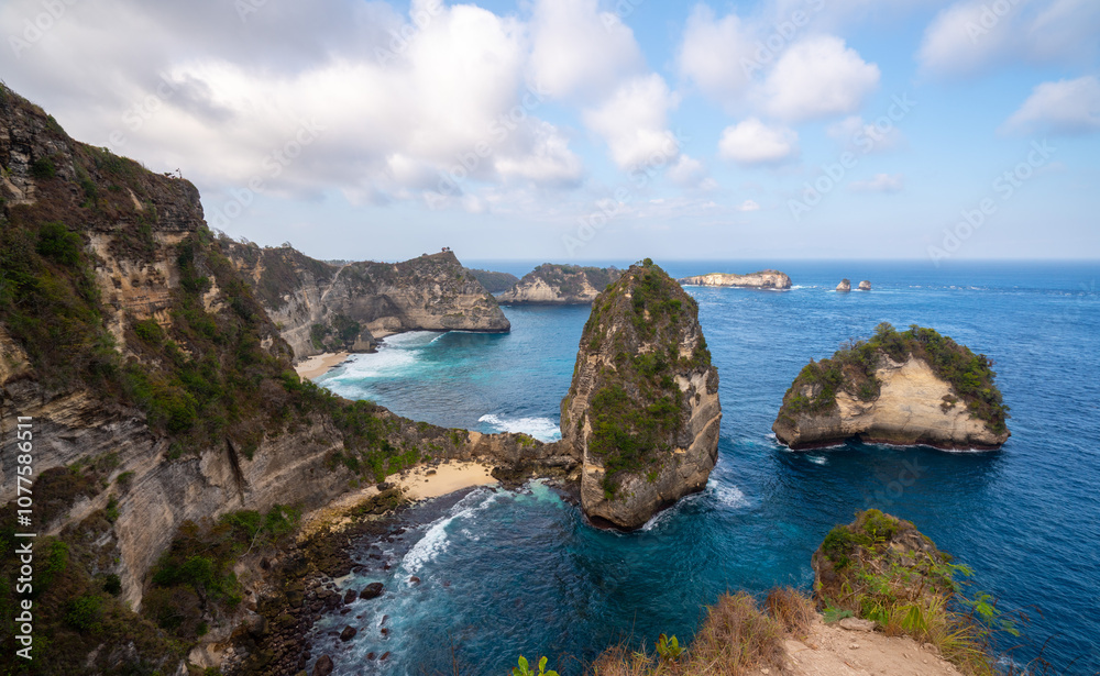 Paradise beach view of Nusa Penida, Bali, Indonesia Paradise beach view of Nusa Penida, Bali, Indonesia