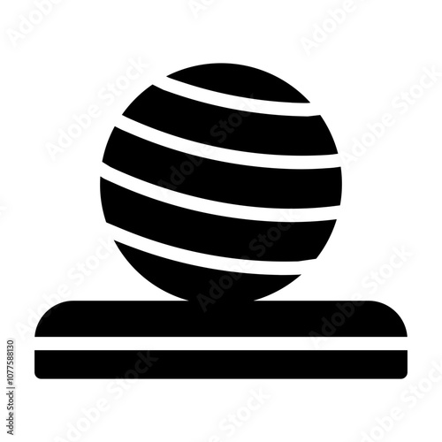 balance ball Solid icon