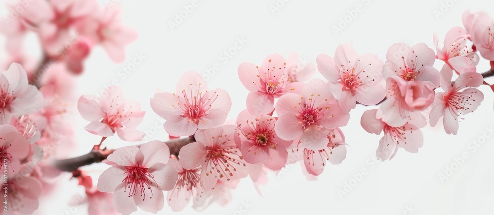 Delicate Pink Cherry Blossoms in Bloom Delicate Pink Cherry Blossoms in Bloom