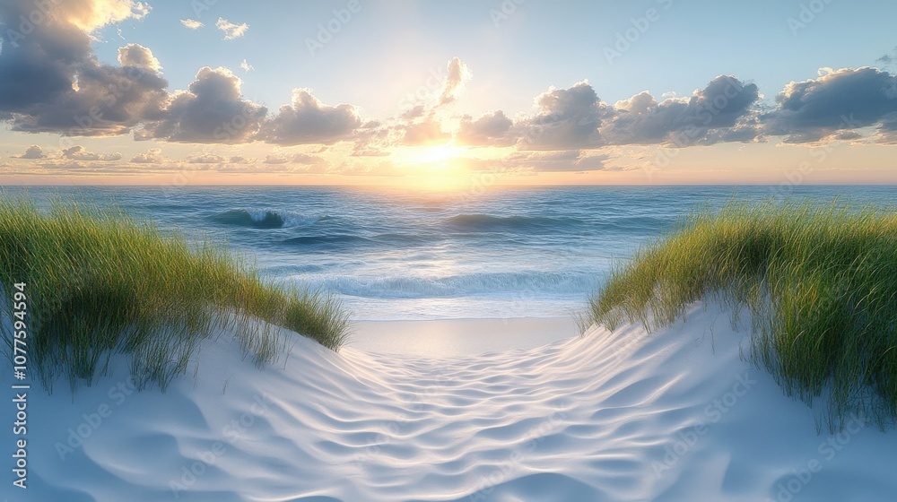 a sand dune with waves a sand dune with waves