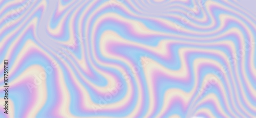 Abstract Holographic Background. Y2k Gradient Pattern. Acid Optical Illusion Texture.