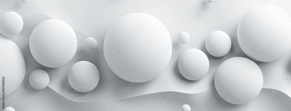 Geometric White Spheres Geometric White Spheres