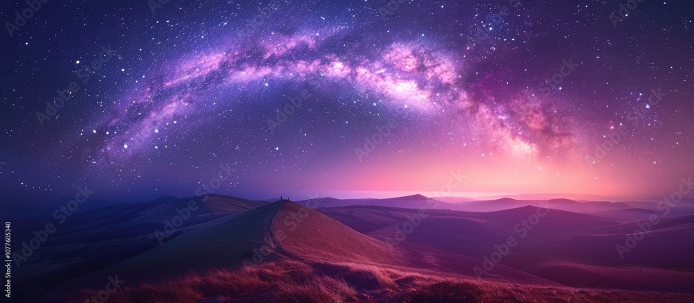 Milky Way Over Rolling Hills Milky Way Over Rolling Hills