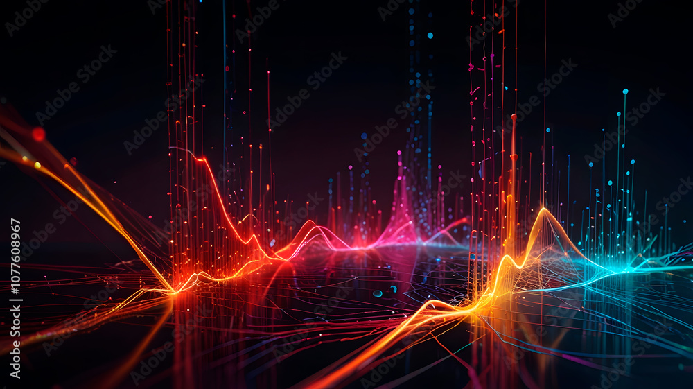 Advanced Visualization of Neural Data Systems, generative ai illustration Advanced Visualization of Neural Data Systems, generative ai illustration