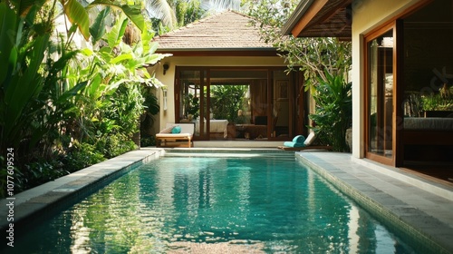 Wallpaper Mural Tropical Poolside Paradise Torontodigital.ca