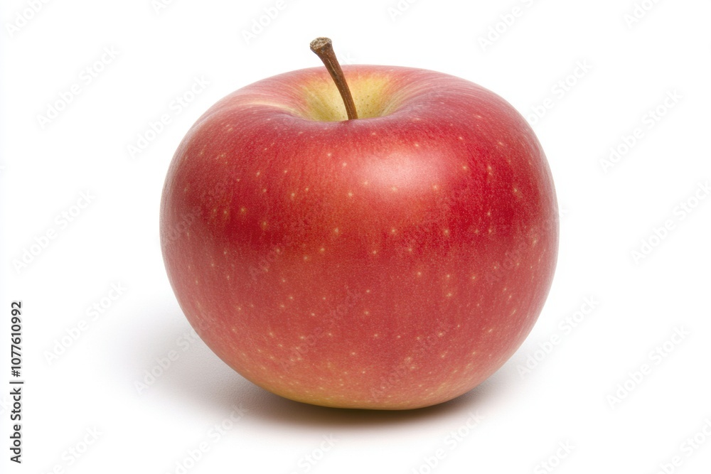 High-Quality Realistic Red Apple Isolated in Soft Focus - Perfection in Simplicity High-Quality Realistic Red Apple Isolated in Soft Focus - Perfection in Simplicity