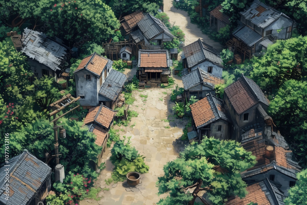 Medieval Village Tabletop RPG Town Map, Fantasy Roleplaying Exterior Dungeon Battlemap, Adventure Games Encounters, Gaming House Art Design, TTRPG City Buildings Architecture Concept Medieval Village Tabletop RPG Town Map, Fantasy Roleplaying Exterior Dungeon Battlemap, Adventure Games Encounters, Gaming House Art Design, TTRPG City Buildings Architecture Concept