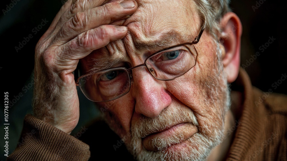 Man holding head looking sad, desperate generative ai Man holding head looking sad, desperate generative ai