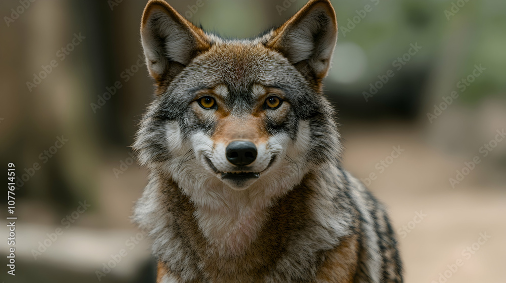 Wolf Close Up Portrait, canis lupus, wild animal, predator, canine, mammal Wolf Close Up Portrait, canis lupus, wild animal, predator, canine, mammal