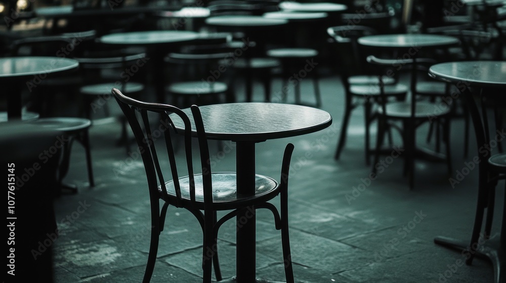 Empty Chairs and Tables Empty Chairs and Tables