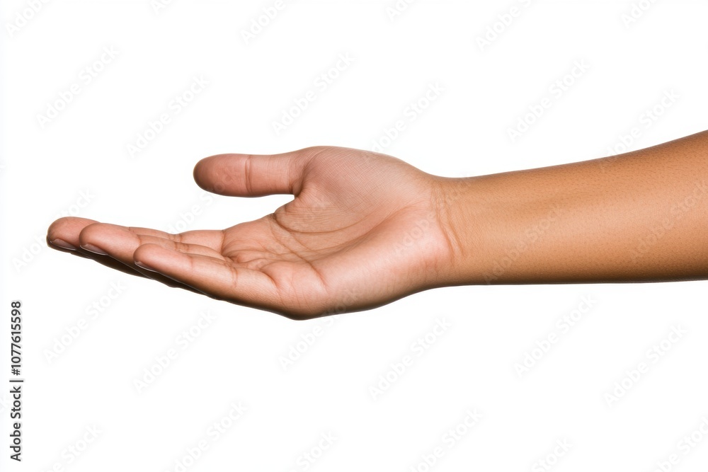 Detailed Close-Up of a Person's Hand Holding a Cell Phone - Human Mobile Interaction Concept Detailed Close-Up of a Person's Hand Holding a Cell Phone - Human Mobile Interaction Concept