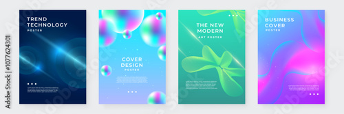 Colorful Geometrical Design Background Collection