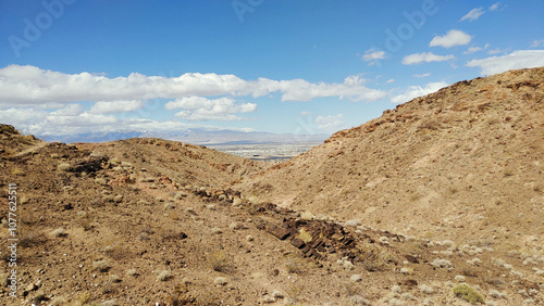 eastern Las Vegas looks so dry because we leave in desert