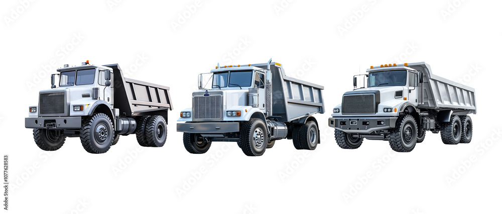 Trucks Isolated on Transparent Background for Design Use Trucks Isolated on Transparent Background for Design Use