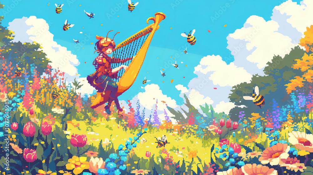 Obraz premium A Magical Meadow Melody