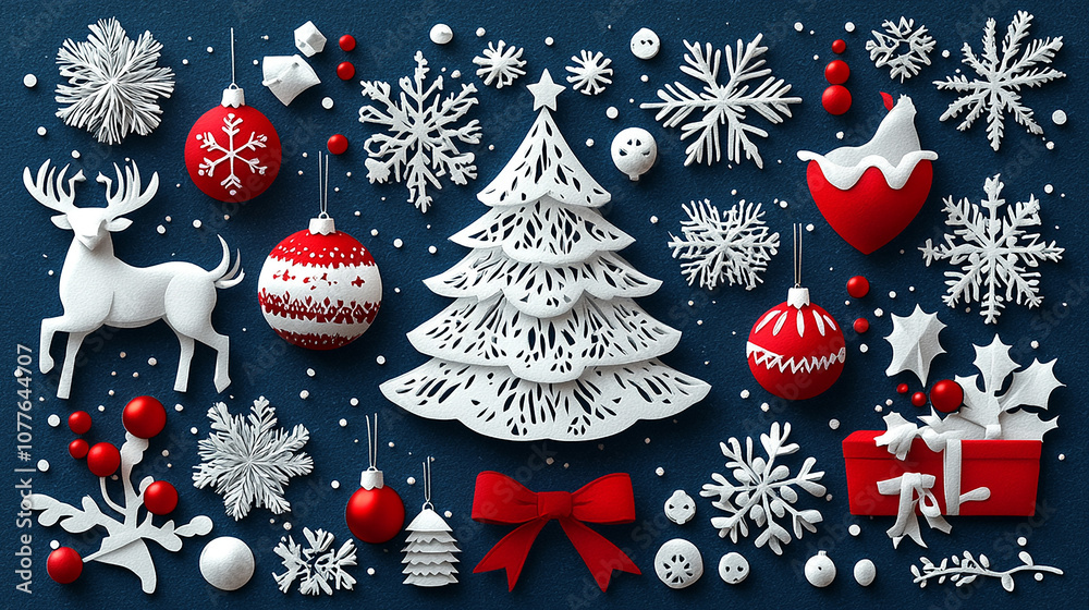Cozy collection of Christmas and New Year items. Set of traditional winter symbols, elements and decorations christmas tree, wreath, mistletoe, candles, clothes and other. Colored flat illustration. Cozy collection of Christmas and New Year items. Set of traditional winter symbols, elements and decorations christmas tree, wreath, mistletoe, candles, clothes and other. Colored flat illustration.