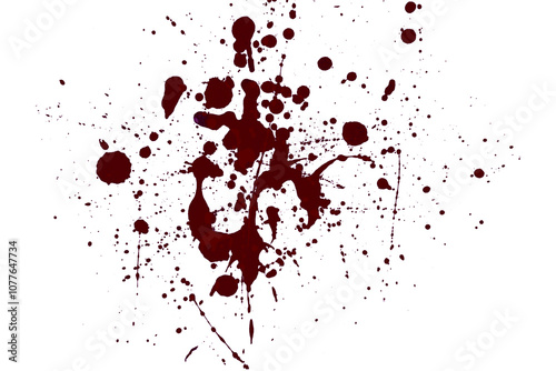 dark blood spots