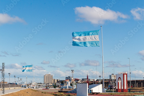 Argentine Flags in Río Grande photo