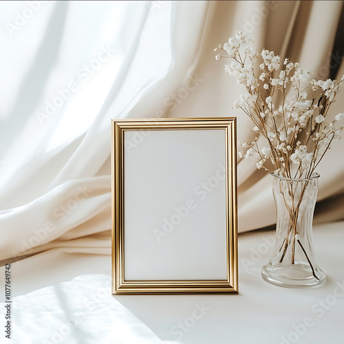 Gold Frame Mockup Table Number Mockup Wedding Stationery Mockup Frame Mockup Mockup Photos Wedding Mockups Stationery Mockup Card