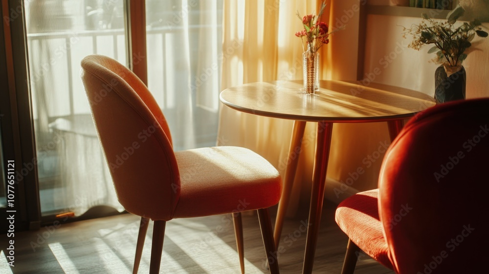 Fototapeta premium Serene Dining Area