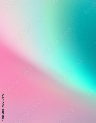 Abstract Pink and Teal Gradient Background