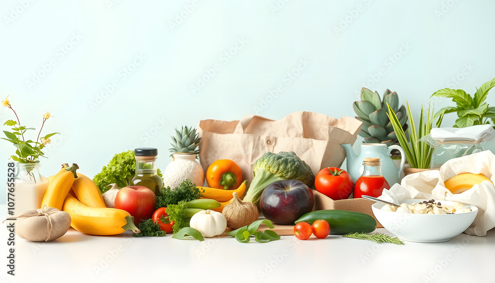 Public Health concept. Healty lifestyle background on a white table isolated with white highlights, png Public Health concept. Healty lifestyle background on a white table isolated with white highlights, png