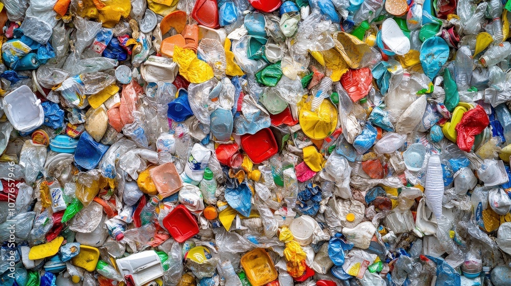 Fototapeta premium plastic waste affect tourism? Explore how plastic pollution in popular tourist destinations can harm the local environment and the tourism industry