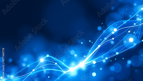 abstract blue medical technology background isolated with white highlights, png