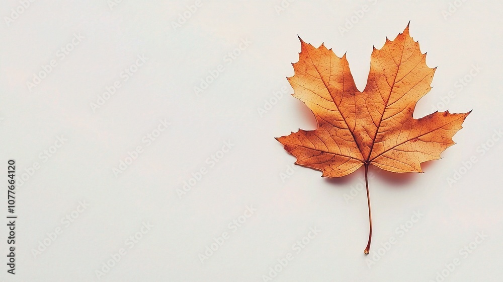 Isolated Autumn Maple Leaf on White Background, Capturing the Essence of Fall with Vibrant Colors and Unique Textures for Nature and Seasonal Imagery Isolated Autumn Maple Leaf on White Background, Capturing the Essence of Fall with Vibrant Colors and Unique Textures for Nature and Seasonal Imagery