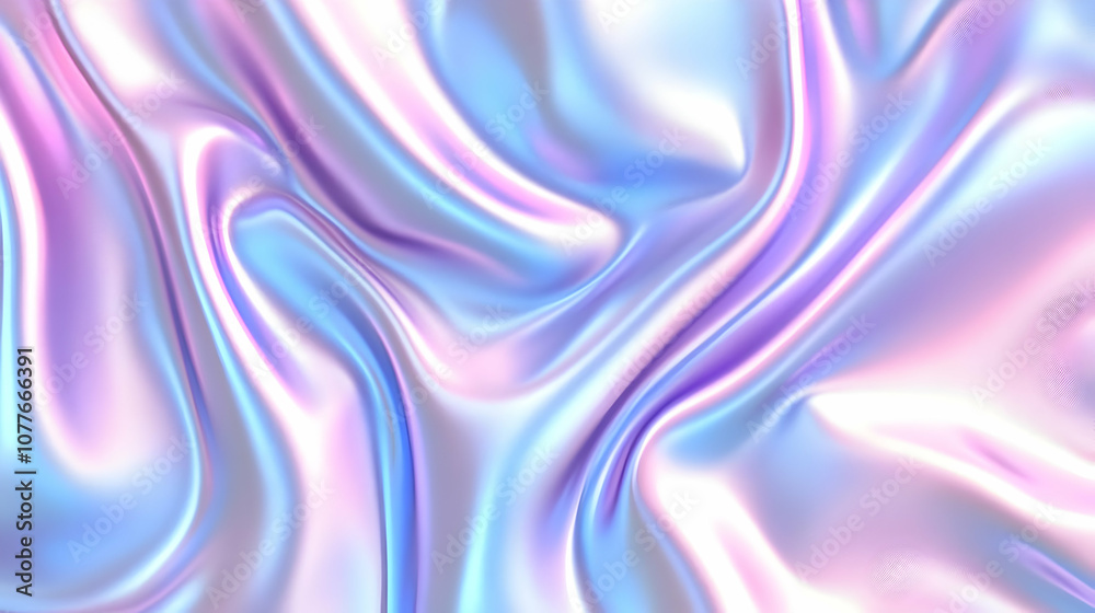 Obraz premium Abstract Background with iridescent swirling patterns