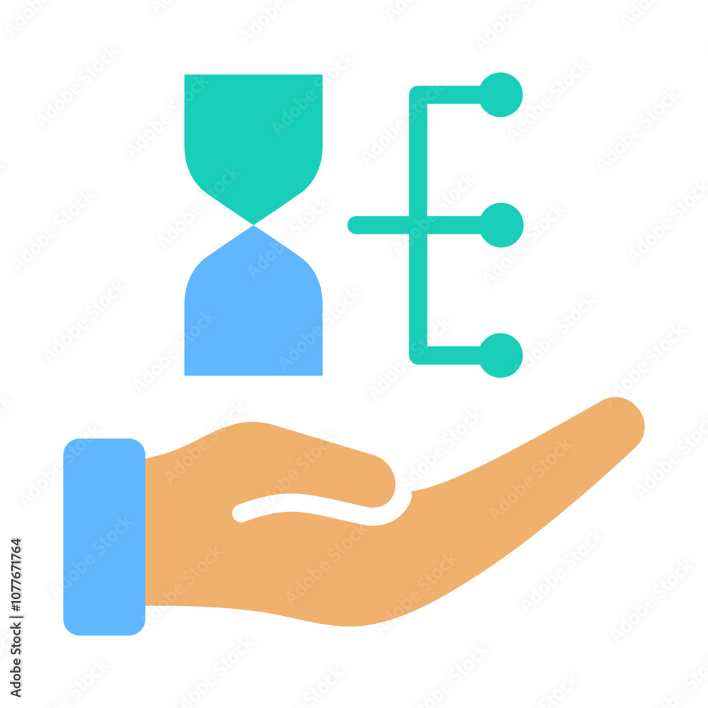 Fototapeta premium Time Management Icon